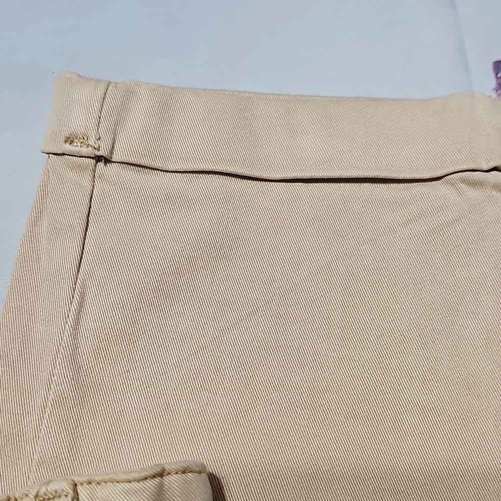 Driftwood Floral Beige Embroidered‎ Cuffed Hem Drawstring Pants Size Medium NWT - Picture 5 of 6